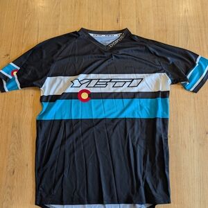 Yeti Black and Blue Cycling Jersey